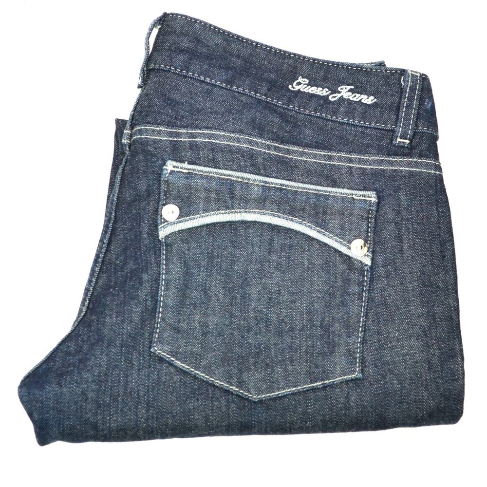 Guess Jeans Daredevil Skinny Leg Women's Size 30 Low Rise Blue Denim Jeans